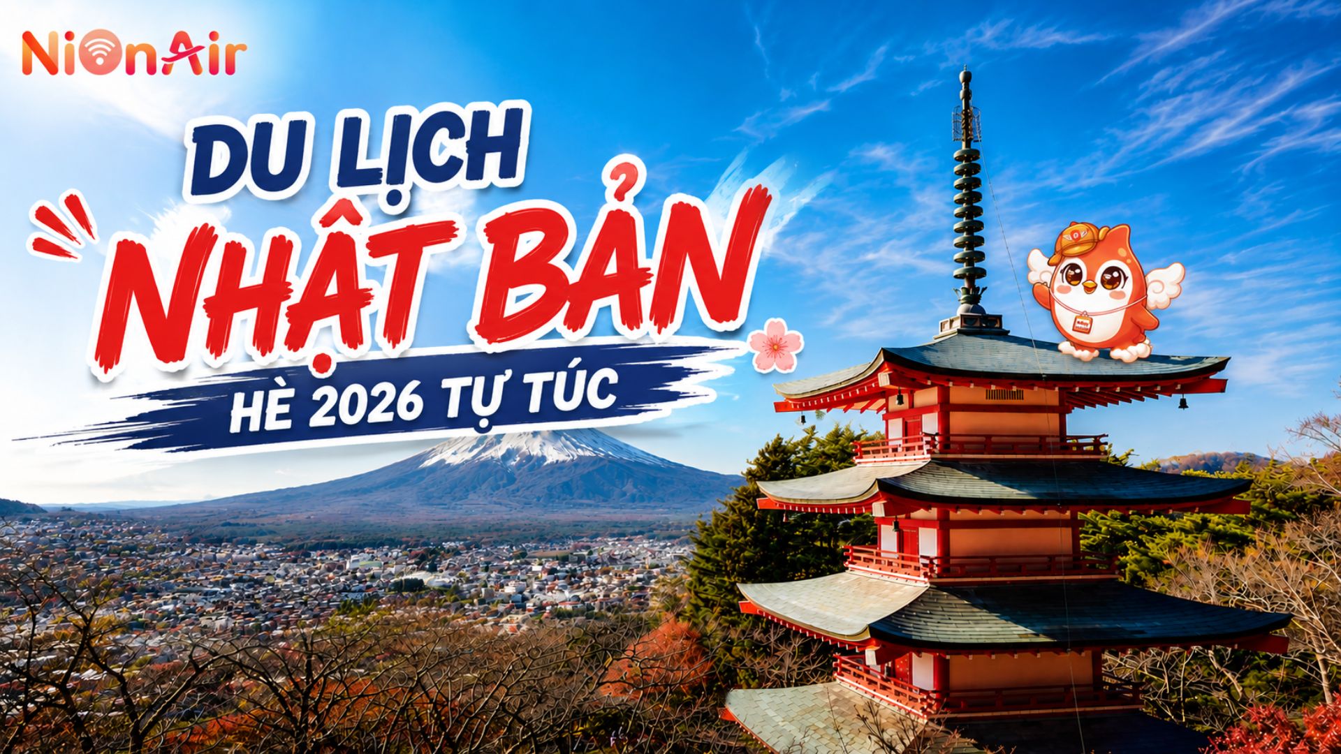 Du lịch Nhật Bản hè 2026 tự túc