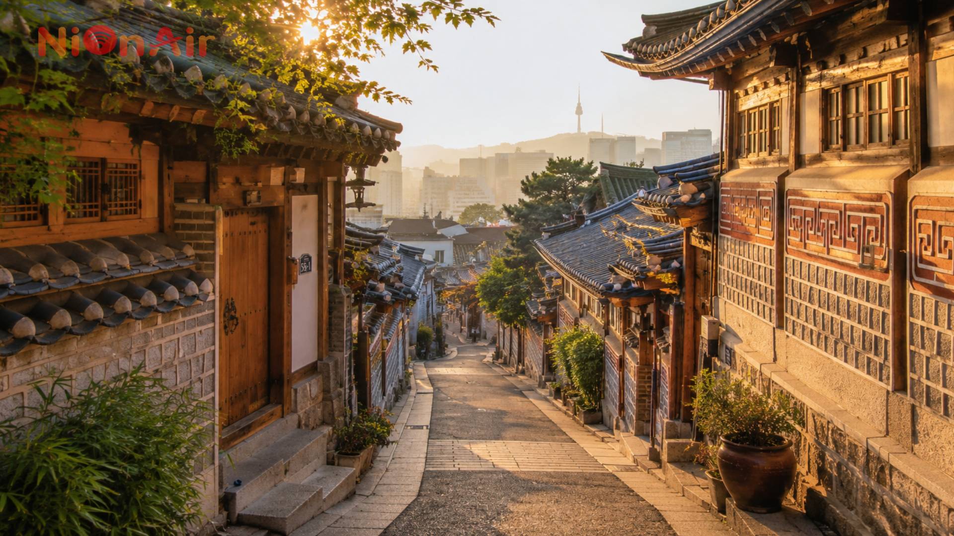 Làng Hanok Bukchon mang nét kiến trúc truyền thống, ẩn mình trong các con ngõ hẻm