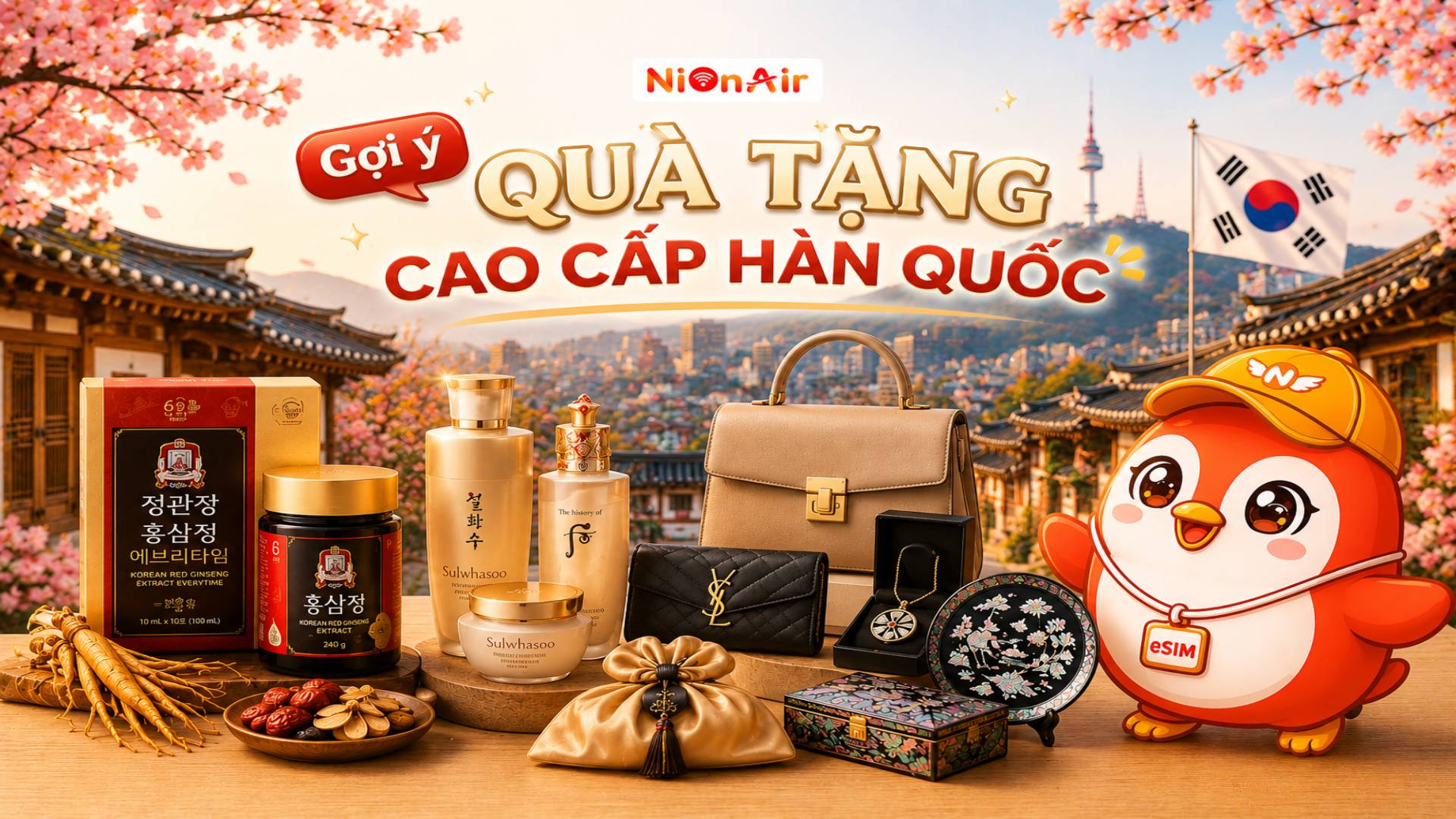Gợi ý một số quà tặng cao cấp Hàn Quốc “sang - xịn - tinh tế”