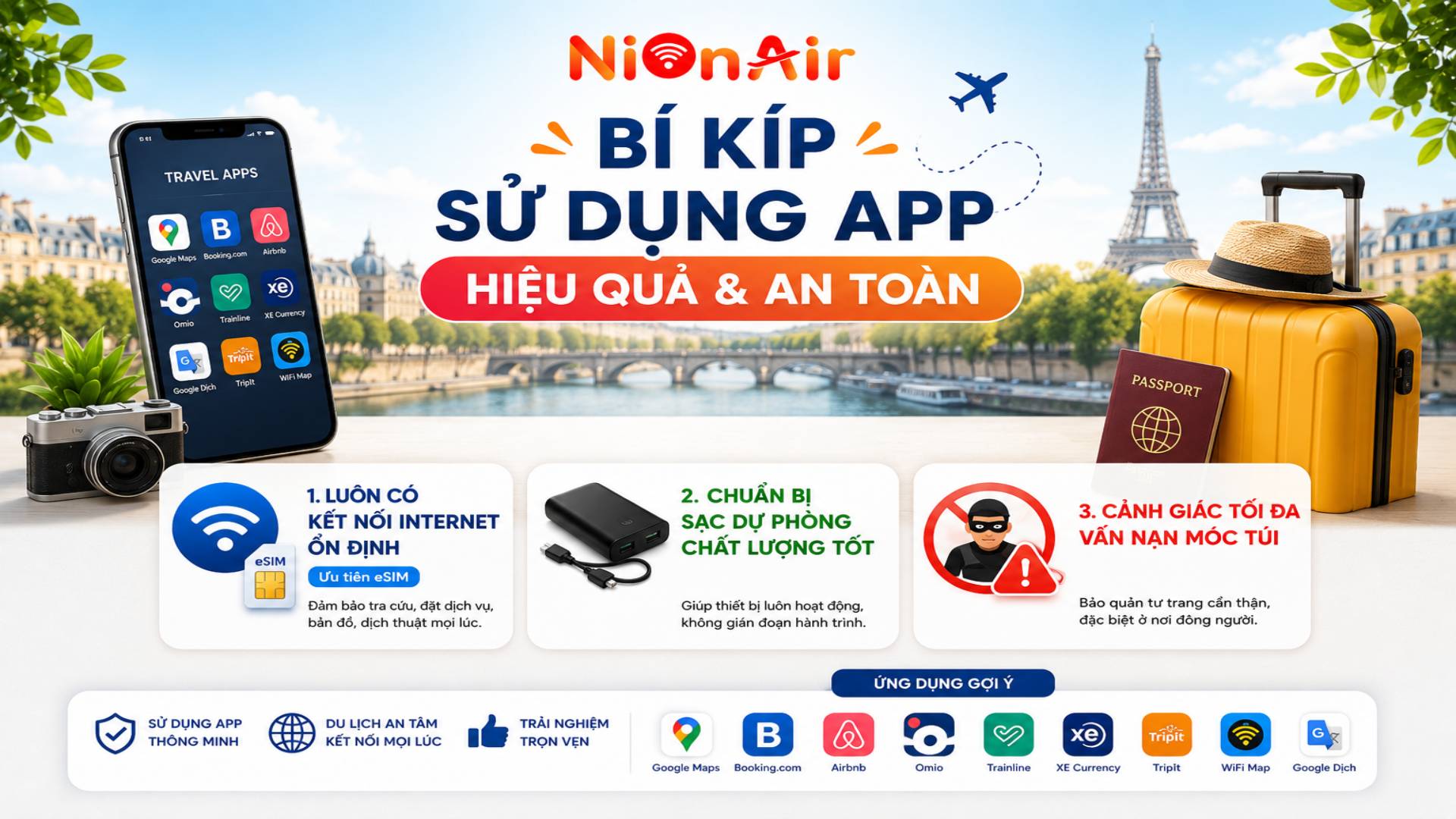 Sử dụng app thông minh giúp chuyến đi trở nên trọn vẹn hơn