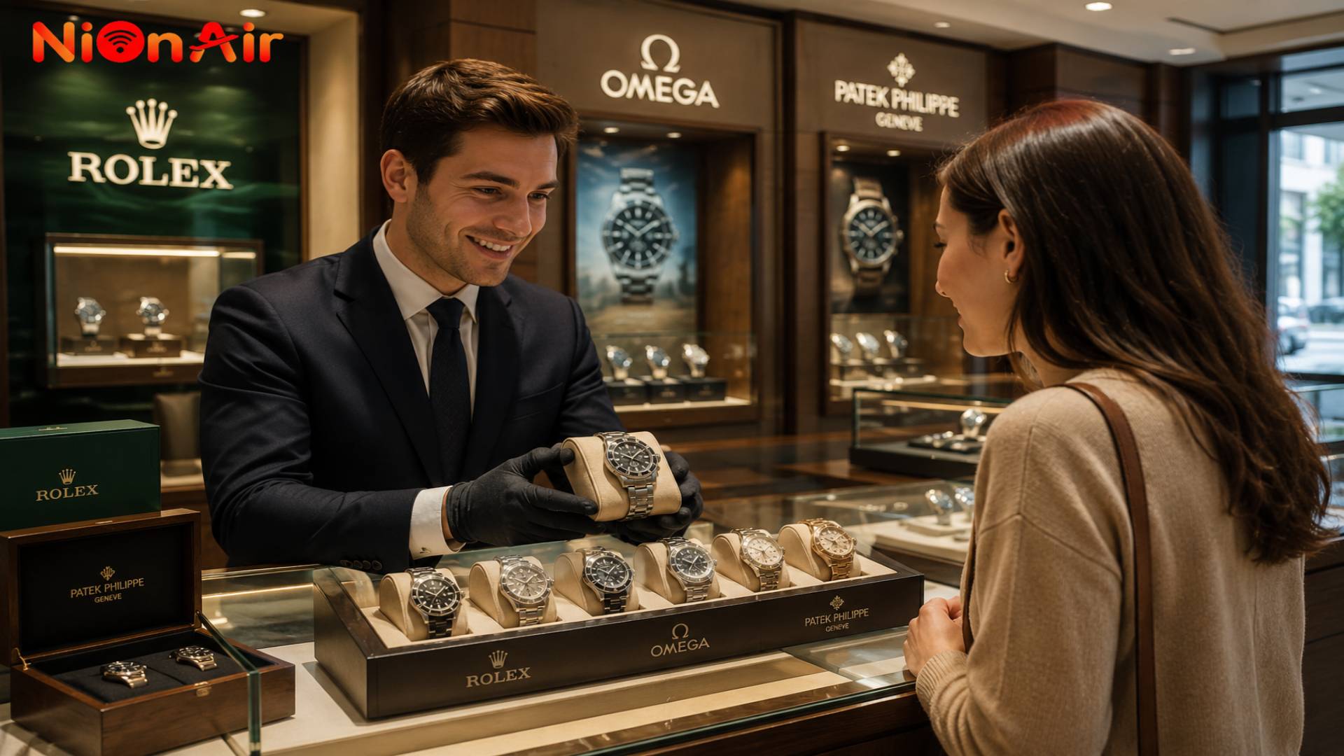 Các thương hiệu nổi tiếng như Rolex, Omega hay Patek Philippe nổi tiếng Châu Âu