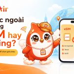 Khi du lịch nước ngoài, việc chọn sử dụng esim hay roaming phụ thuộc vào mong muốn của người sử dụng
