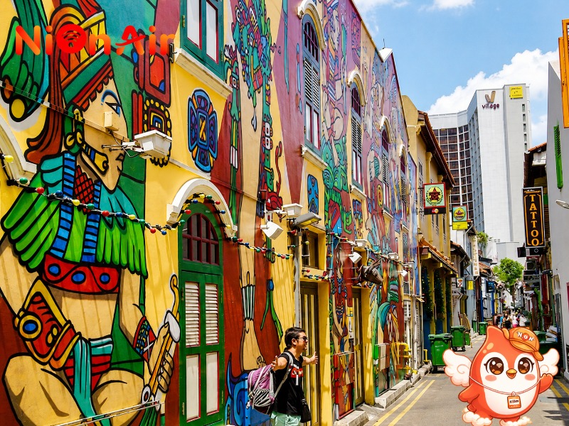 Haji Lane là địa điểm check-in được giới trẻ vô cùng yêu thích