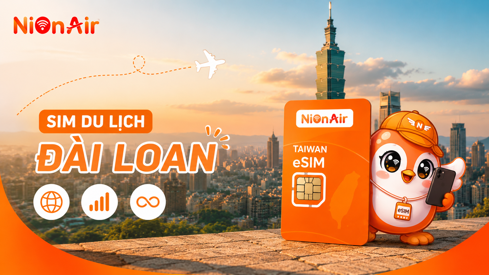 SIM du lịch Đài Loan